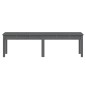 vidaXL Panca Giardino 2 Posti Grigia 159,5x44x45cm Legno Massello Pino