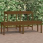 vidaXL Panca Giardino 2 Posti Miele 159,5x44x45cm Legno Massello Pino vidaXL Panca Giardino 2 Posti Miele 159,5x44x45cm Legno Massello Pino