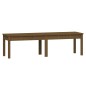 vidaXL Panca Giardino 2 Posti Miele 159,5x44x45cm Legno Massello Pino vidaXL Panca Giardino 2 Posti Miele 159,5x44x45cm Legno Massello Pino