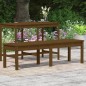 vidaXL Panca Giardino 2 Posti Miele 159,5x44x45cm Legno Massello Pino vidaXL Panca Giardino 2 Posti Miele 159,5x44x45cm Legno Massello Pino