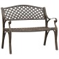 Panchina da Giardino 102 cm in Alluminio Pressofuso Bronzo Panchina da Giardino 102 cm in Alluminio Pressofuso Bronzo