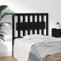 Testiera per Letto Nera 95,5x4x100 cm in Legno Massello di Pino Testiera per Letto Nera 95,5x4x100 cm in Legno Massello di Pino