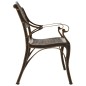 Panchina da Giardino 102 cm in Alluminio Pressofuso Bronzo Panchina da Giardino 102 cm in Alluminio Pressofuso Bronzo
