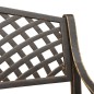 Panchina da Giardino 102 cm in Alluminio Pressofuso Bronzo Panchina da Giardino 102 cm in Alluminio Pressofuso Bronzo