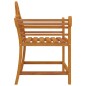 vidaXL Sedie da Giardino 2 pz 91x62x94 cm in Legno Massello di Teak