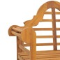 vidaXL Sedie da Giardino 2 pz 91x62x94 cm in Legno Massello di Teak