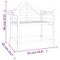 vidaXL Sedie da Giardino 2 pz 91x62x94 cm in Legno Massello di Teak