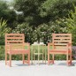vidaXL Sedie da Giardino 2pz 60x48x91 cm Legno Massello di Douglas vidaXL Sedie da Giardino 2pz 60x48x91 cm Legno Massello di Douglas