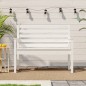 vidaXL Panca da Giardino Bianca 109x48x91,5 cm Legno Massello di Pino vidaXL Panca da Giardino Bianca 109x48x91,5 cm Legno Massello di Pino