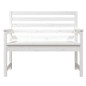 vidaXL Panca da Giardino Bianca 109x48x91,5 cm Legno Massello di Pino vidaXL Panca da Giardino Bianca 109x48x91,5 cm Legno Massello di Pino