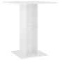 vidaXL Tavolo da Bistrot Bianco Lucido 60x60x75 cm in Truciolato vidaXL Tavolo da Bistrot Bianco Lucido 60x60x75 cm in Truciolato