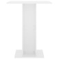 vidaXL Tavolo da Bistrot Bianco Lucido 60x60x75 cm in Truciolato vidaXL Tavolo da Bistrot Bianco Lucido 60x60x75 cm in Truciolato