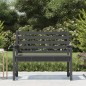 vidaXL Panca da Giardino Grigia 109x48x91,5 cm Legno Massello di Pino