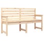 vidaXL Panca da Giardino 159,5x48x91,5 cm in Legno Massello di Pino vidaXL Panca da Giardino 159,5x48x91,5 cm in Legno Massello di Pino