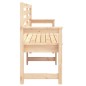 vidaXL Panca da Giardino 159,5x48x91,5 cm in Legno Massello di Pino vidaXL Panca da Giardino 159,5x48x91,5 cm in Legno Massello di Pino