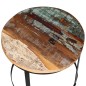 vidaXL Tavolini da Salotto Tondi Legno Massello di Recupero 40cm/50cm vidaXL Tavolini da Salotto Tondi Legno Massello di Recupero 40cm/50cm
