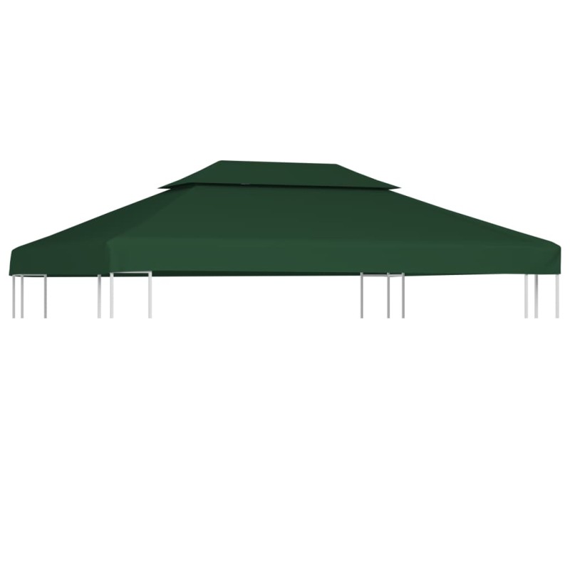 vidaXL Telo di Ricambio per Gazebo 310g/m² Verde 3x4m vidaXL Telo di Ricambio per Gazebo 310g/m² Verde 3x4m