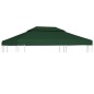 vidaXL Telo di Ricambio per Gazebo 310g/m² Verde 3x4m vidaXL Telo di Ricambio per Gazebo 310g/m² Verde 3x4m
