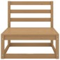 vidaXL Set Divani da Giardino 2 pz Miele in Legno Massello di Pino vidaXL Set Divani da Giardino 2 pz Miele in Legno Massello di Pino