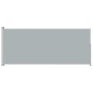 vidaXL Tenda Laterale Retrattile per Patio 180x500 cm Grigia vidaXL Tenda Laterale Retrattile per Patio 180x500 cm Grigia