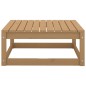 vidaXL Poggiapiedi da Giardino 70x70x30 cm Marrone Miele Massello Pino vidaXL Poggiapiedi da Giardino 70x70x30 cm Marrone Miele Massello Pino