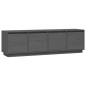Mobile Porta TV Grigio 156x37x45 cm in Legno Massello di Pino Mobile Porta TV Grigio 156x37x45 cm in Legno Massello di Pino