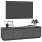 Mobile Porta TV Grigio 156x37x45 cm in Legno Massello di Pino Mobile Porta TV Grigio 156x37x45 cm in Legno Massello di Pino