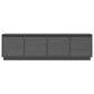 Mobile Porta TV Grigio 156x37x45 cm in Legno Massello di Pino Mobile Porta TV Grigio 156x37x45 cm in Legno Massello di Pino