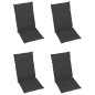 vidaXL Sedie da Giardino Pieghevoli 3pz con Cuscini Acacia Massello vidaXL Sedie da Giardino Pieghevoli 3pz con Cuscini Acacia Massello