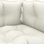 vidaXL Set Salotto da Giardino su Pallet 8 pz e Cuscini Beige in Legno