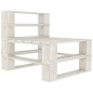 vidaXL Set Salotto da Giardino su Pallet 6pz con Cuscini Neri in Legno vidaXL Set Salotto da Giardino su Pallet 6pz con Cuscini Neri in Legno