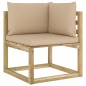 vidaXL Set Salotto Giardino con Cuscini 9 pz in Pino Impregnato vidaXL Set Salotto Giardino con Cuscini 9 pz in Pino Impregnato