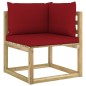 vidaXL Set Salotto Giardino con Cuscini 9 pz in Pino Impregnato vidaXL Set Salotto Giardino con Cuscini 9 pz in Pino Impregnato