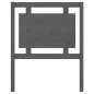 Testiera per Letto Grigia 80,5x4x100 cm Legno Massello di Pino