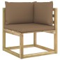 vidaXL Set Salotto Giardino con Cuscini 9 pz in Pino Impregnato vidaXL Set Salotto Giardino con Cuscini 9 pz in Pino Impregnato