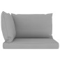 vidaXL Set Salotto da Giardino 6 pz con Cuscini Grigi vidaXL Set Salotto da Giardino 6 pz con Cuscini Grigi