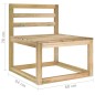 vidaXL Set Salotto da Giardino 6 pz con Cuscini Beige vidaXL Set Salotto da Giardino 6 pz con Cuscini Beige