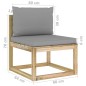 vidaXL Set Salotto Giardino con Cuscini 7 pz in Pino Impregnato vidaXL Set Salotto Giardino con Cuscini 7 pz in Pino Impregnato
