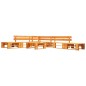 vidaXL Set Divani da Giardino su Pallet 6 pz Marrone Miele in Legno