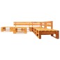 vidaXL Set Divani da Giardino su Pallet 6 pz Marrone Miele in Legno