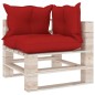 vidaXL Salotto da Giardino su Pallet 8 pz con Cuscini in Legno di Pino