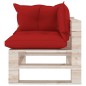 vidaXL Salotto da Giardino su Pallet 8 pz con Cuscini in Legno di Pino