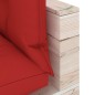 vidaXL Salotto da Giardino su Pallet 8 pz con Cuscini in Legno di Pino