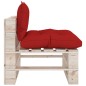 vidaXL Salotto da Giardino su Pallet 8 pz con Cuscini in Legno di Pino