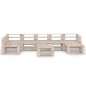 vidaXL Set Salotto Giardino 8 pz in Pino Impregnato