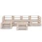 vidaXL Set Salotto Giardino in Pallet 6 pz in Legno di Pino vidaXL Set Salotto Giardino in Pallet 6 pz in Legno di Pino