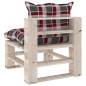 vidaXL Set Salotto Giardino su Pallet Cuscini 5 pz in Legno di Pino vidaXL Set Salotto Giardino su Pallet Cuscini 5 pz in Legno di Pino