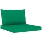 vidaXL Set Salotto da Giardino 6 pz con Cuscini Verdi