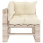 vidaXL Salotto da Giardino su Pallet 8 pz con Cuscini in Legno di Pino vidaXL Salotto da Giardino su Pallet 8 pz con Cuscini in Legno di Pino