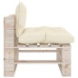 vidaXL Salotto da Giardino su Pallet 8 pz con Cuscini in Legno di Pino vidaXL Salotto da Giardino su Pallet 8 pz con Cuscini in Legno di Pino